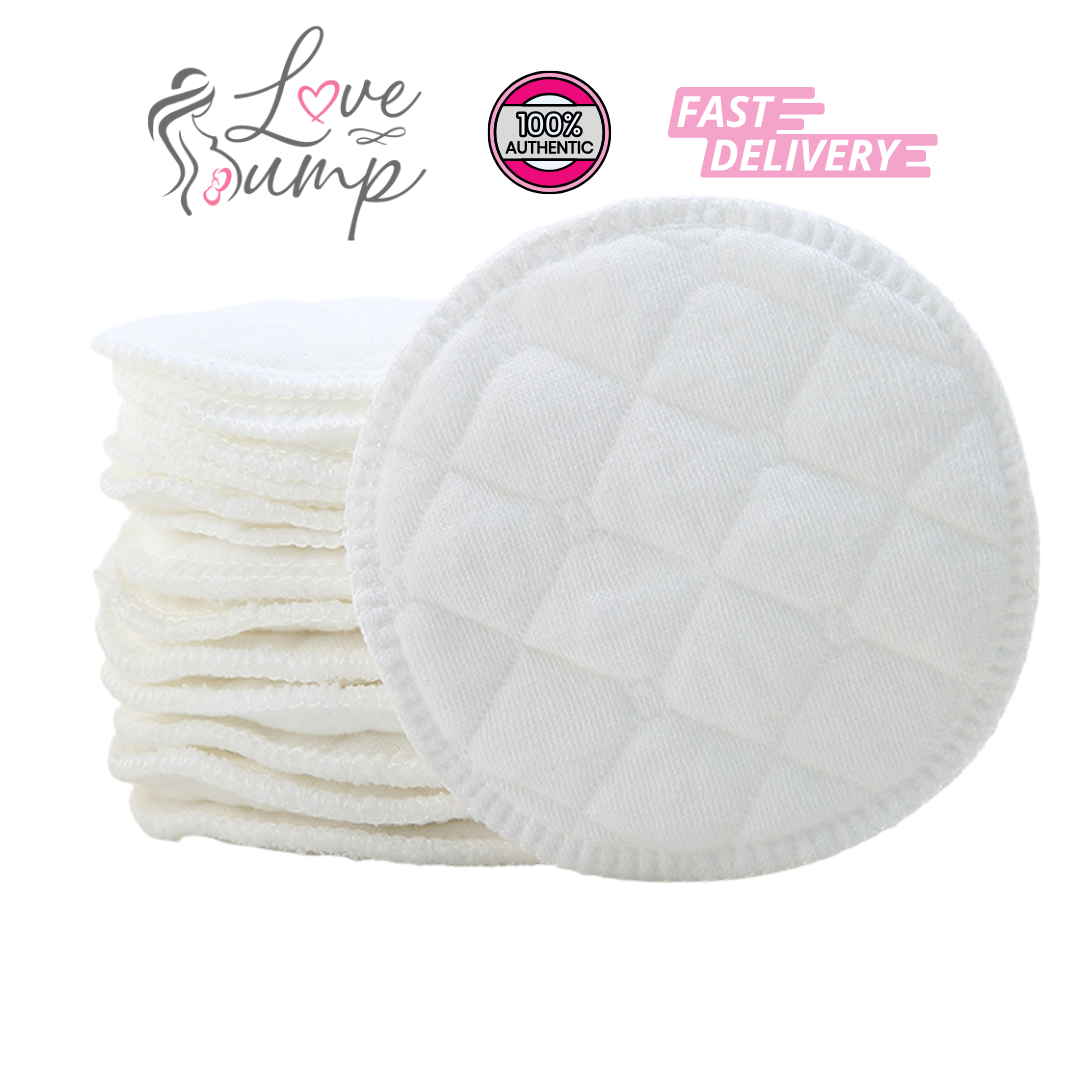 Love Bump - ToughMomma 4- in-1 Reusable Washable Nursing Pads for Breastfeeding