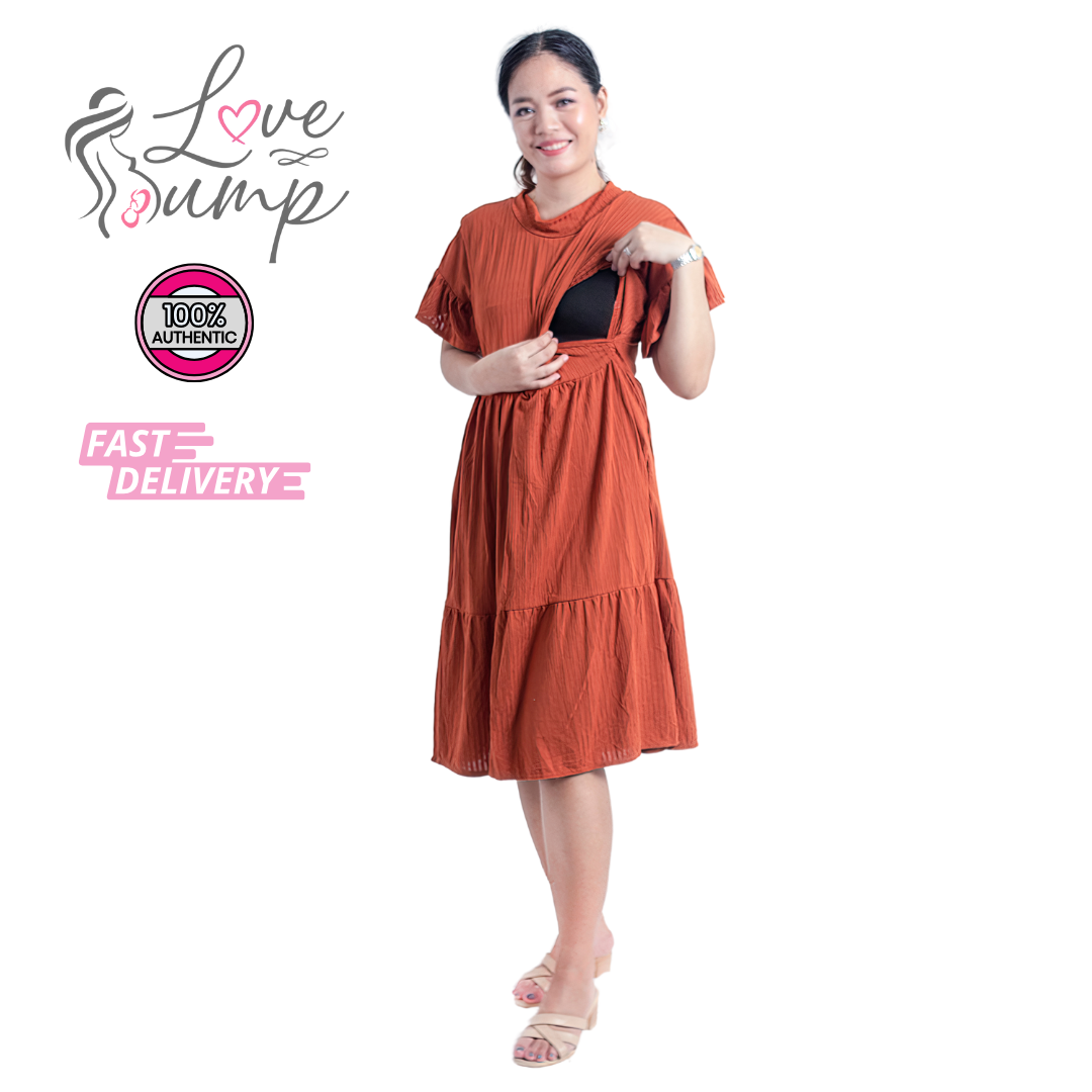 Love Bump - ToughMomma Alison Maternity Nursing Dress M - 2XL