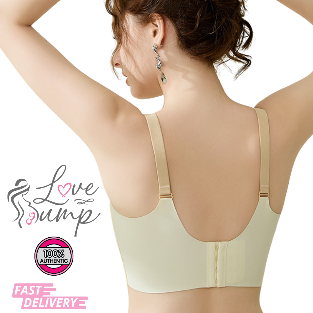 Love Bump - ToughMomma Arielle Sexy Lace Wireless Nursing Bra for PLUS SIZE