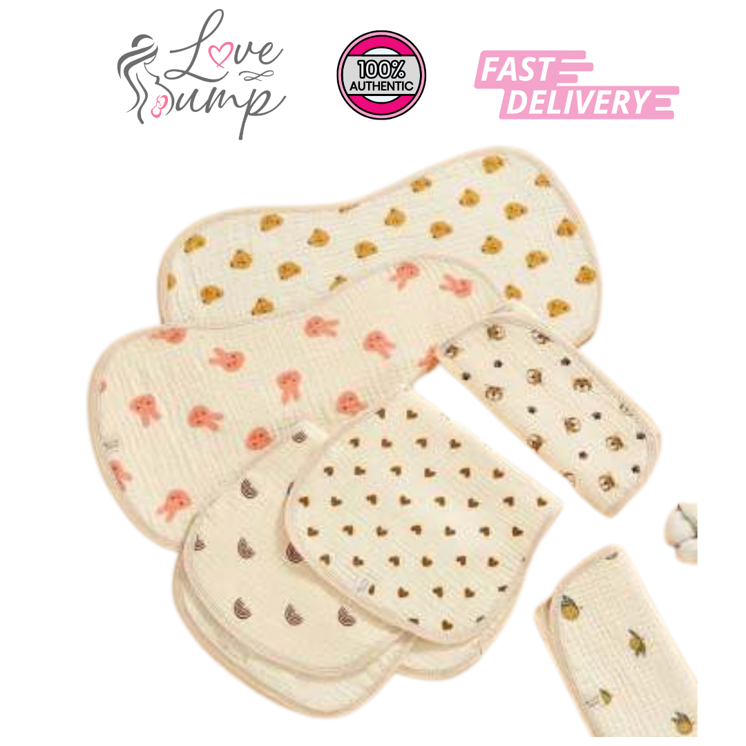 Love Bump - ToughMomma Audrey Muslin Cotton Burp Pad