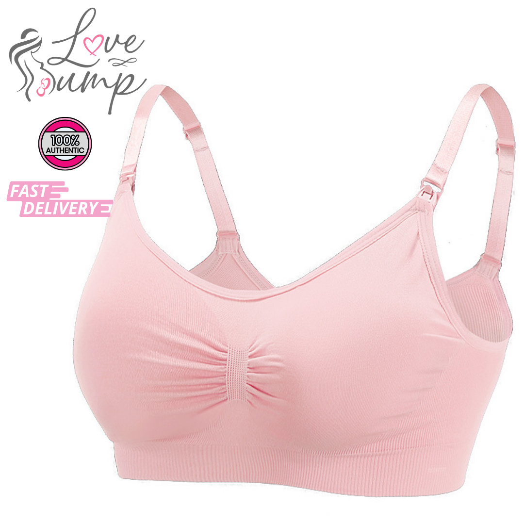 Love Bump - ToughMomma Classic Seamless Wireless Nursing Bra