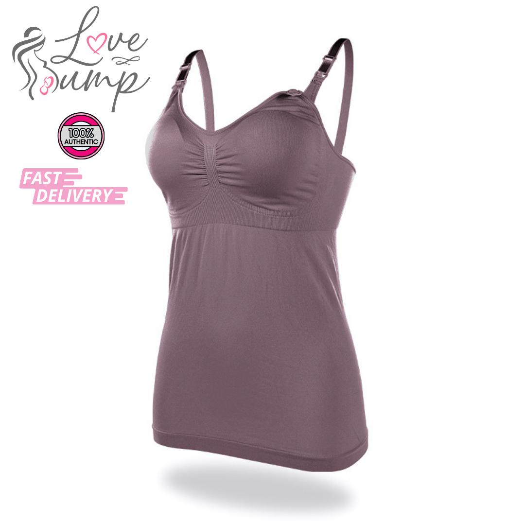 Love Bump - ToughMomma Classic Nursing Camisole