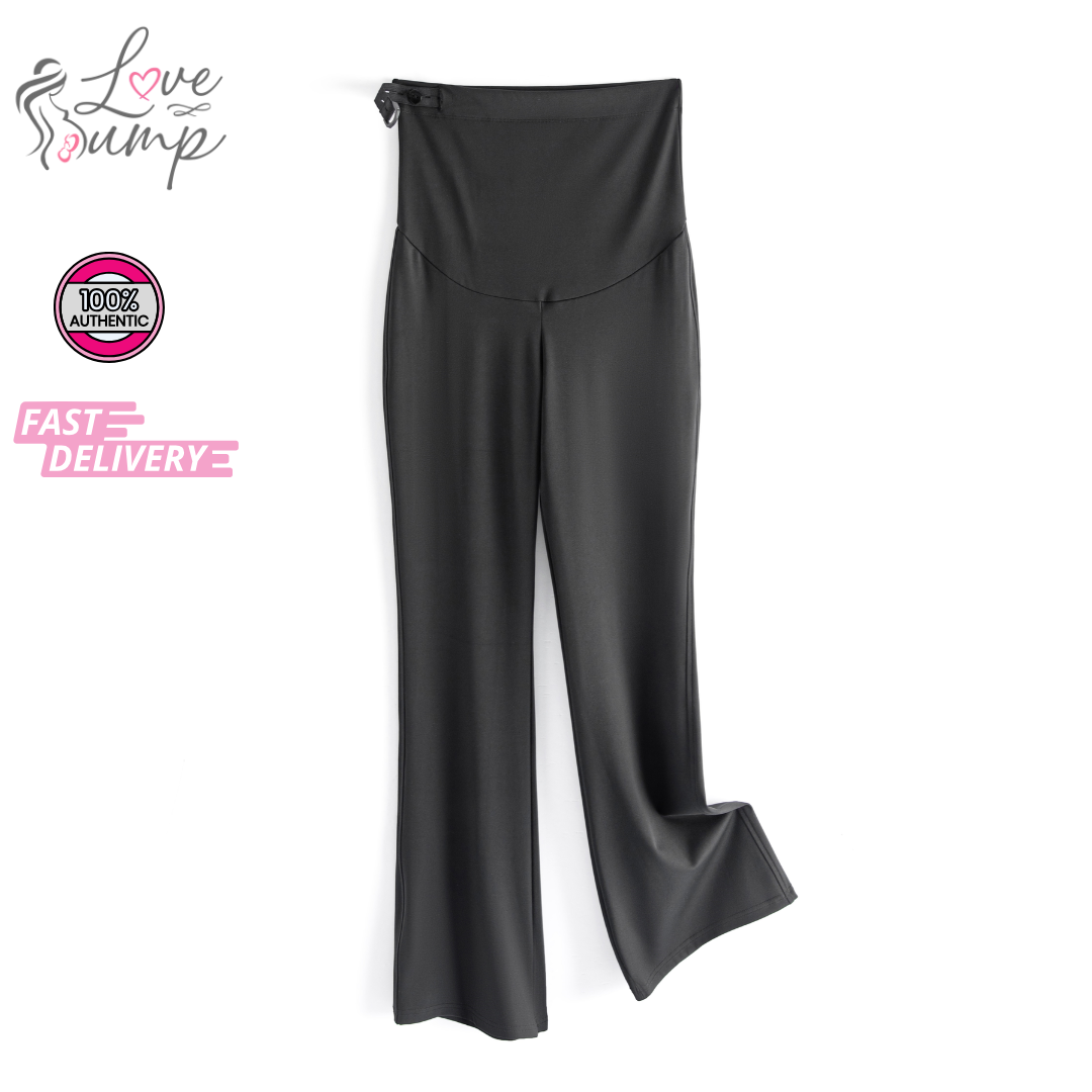 Love Bump - ToughMomma Ayesha Over The Bump Maternity Flared Pants