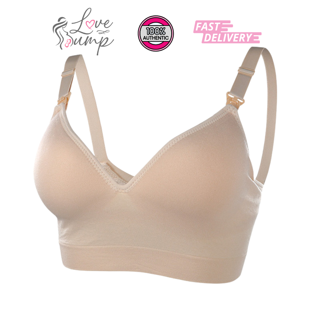 Love Bump - ToughMomma Deep V Seamless Wireless Nursing Bra