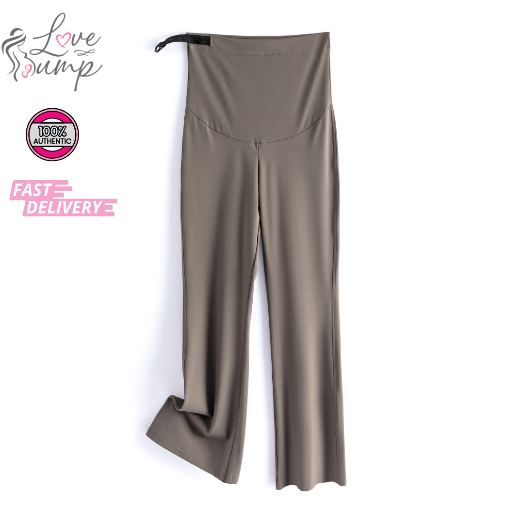 Love Bump - ToughMomma Ayesha Over The Bump Maternity Flared Pants