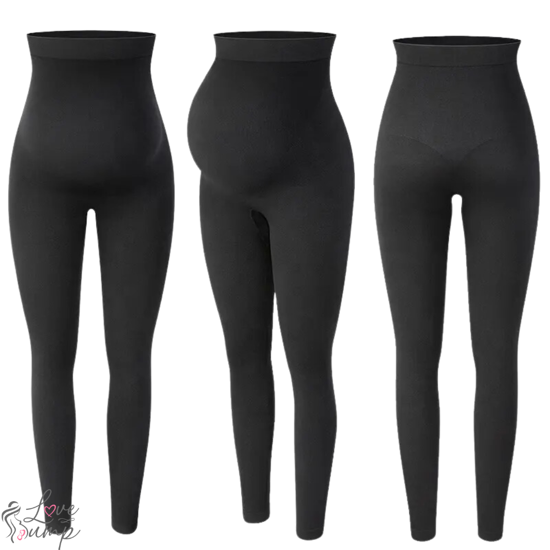 Love Bump-ToughMomma Isla Over The Bump Maternity Leggings With Bump and Back Lift & Support