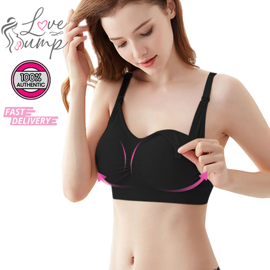 Love Bump - ToughMomma Classic Seamless Wireless Nursing Bra