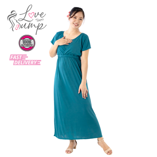 Love Bump - ToughMomma Katherine Maternity Nursing Dress M - XL