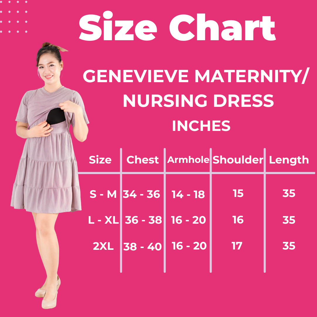 Love Bump - ToughMomma Genevieve Nursing Dress S - 2XL