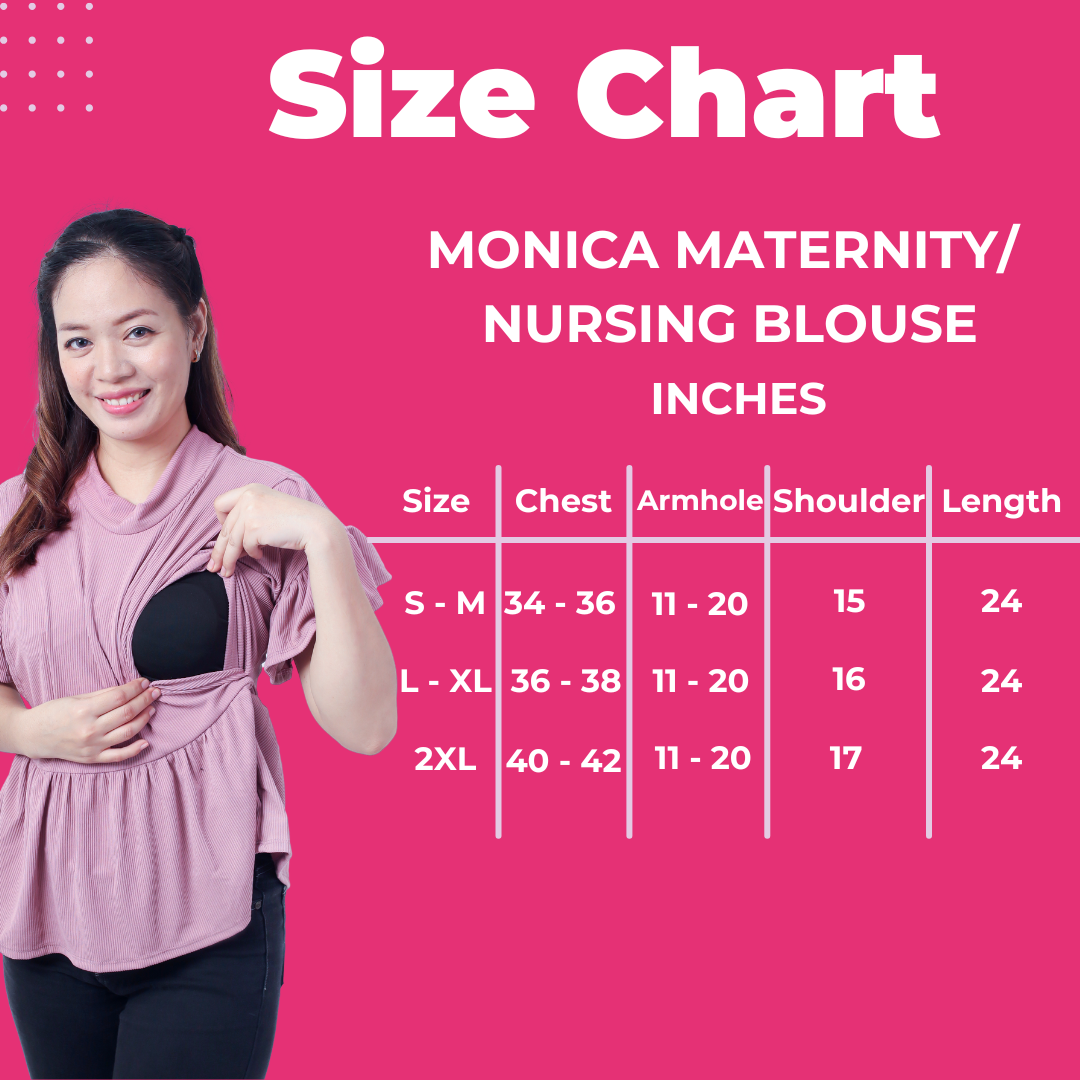 Love Bump - ToughMomma Monica  Maternity Nursing Blouse S - 2XL